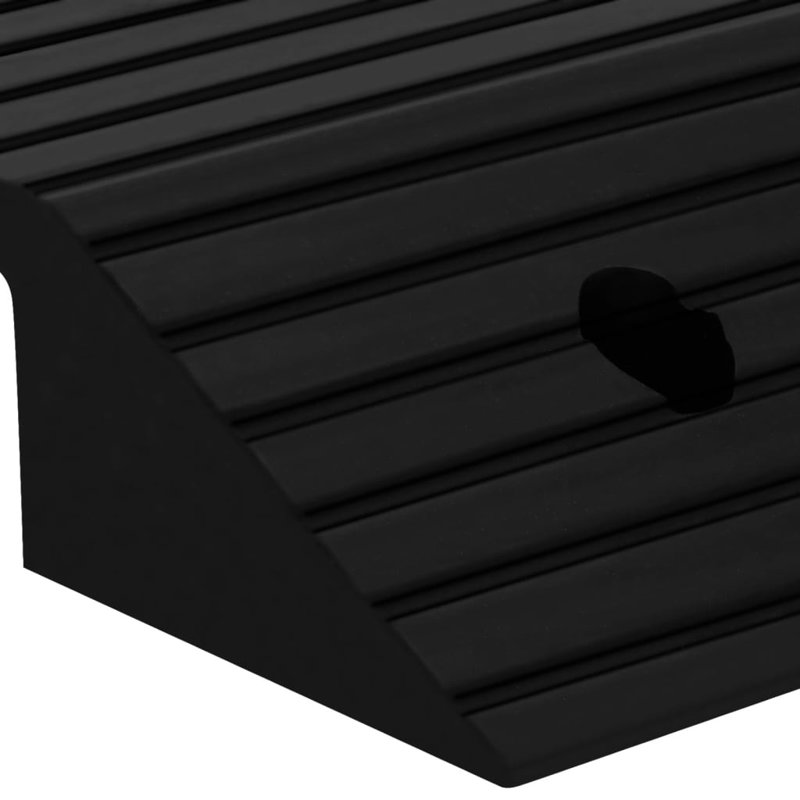 Rampes de seuil pont Vidaxl 2 pièces 31,5 x 15,7 x 3,1 po