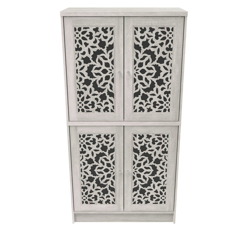 Garde-manger 4 portes Arrastia, Gris