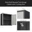 Armoire de rangement murale en métal avec porte verrouillable et 1 tablette pour garage, bureau, assemblage requis-557223537