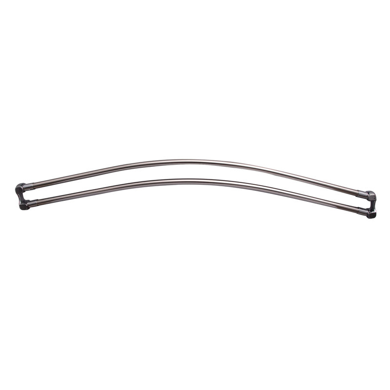 48'' Curved Shower Curtain Rod, Polished Chrome