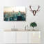 Manhattan Skyline In New York Painting - Wrapped Canvas-56654867