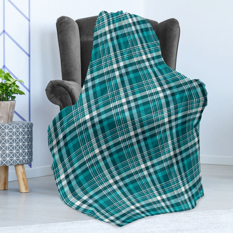Hand Woven Throw Blanket, 70" W x 90" L