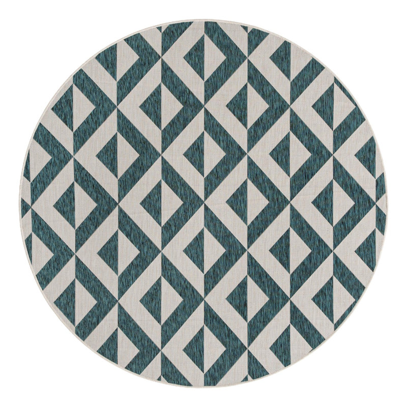 Drucilla Napa Indoor/Outdoor Rug, Round 6'7"