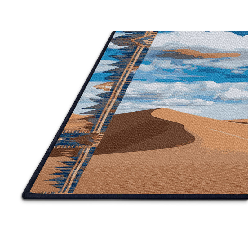  Tapis lavable Southwestern Sky Southwestern, Rectangle 6 pi x 9 pi