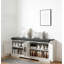 Banc de rangement moderne avec siège rembourré