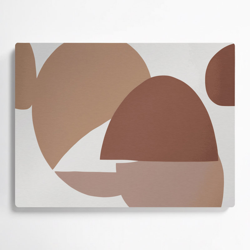 Minimalisme 24, art mural en métal brun, H 16 po x l 20 po
