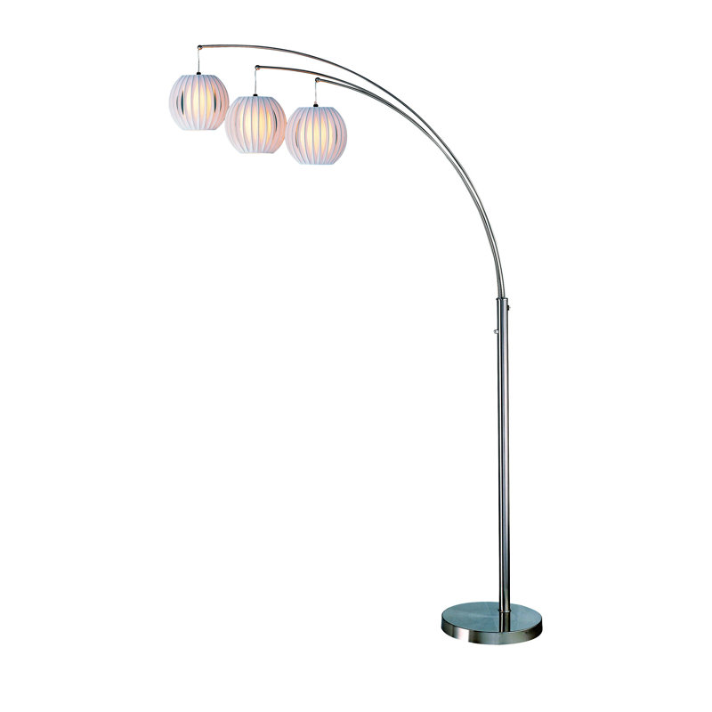 Gerrald 91'' Tree Floor Lamp, Gray