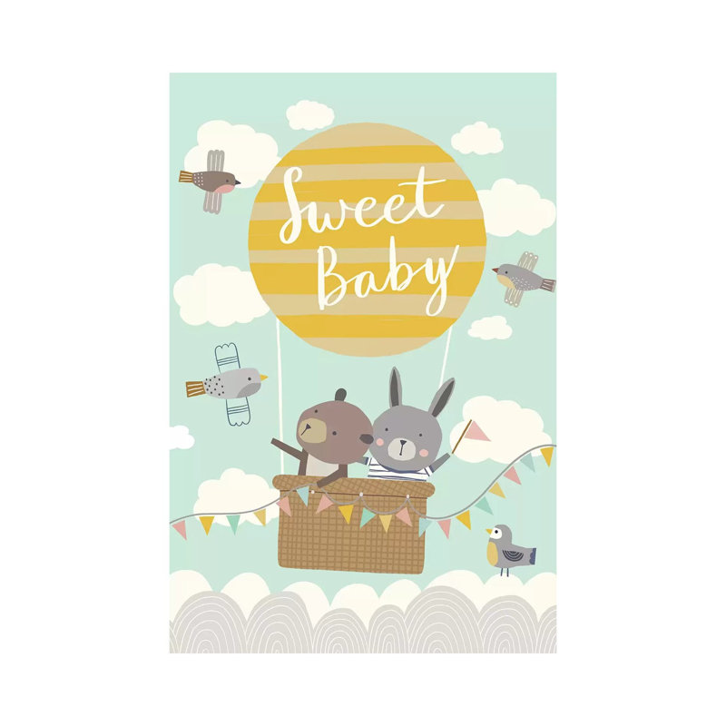Baby Balloon Adventures III by Nancy Mckenzie - Wrapped Canvas Print, 152.5 cm H x 101.5 cm W
