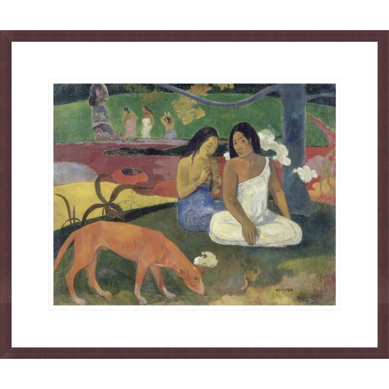 Arearea (Joyeusètes) par Paul Gauguin - Estampe numérique encadrée, H 17,75 po x l 21 po