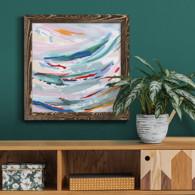 Sincere Red - peinture sur toile encadrée