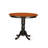 5 Piece Counter Height Pub Set Includes a Round Dining Room Table and 4 Kitchen Chairs, Black & Cherry-358533339-358533332