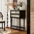 Retro Multifunctional Solid Wood Console Table