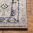 Felty Oriental Gray/Blue/Orange Area Rug-205389011