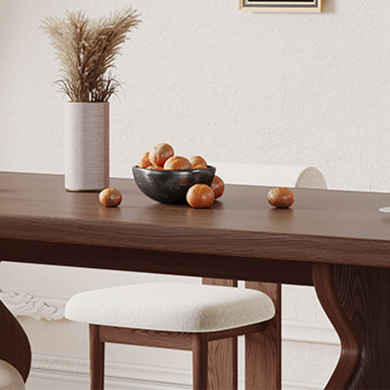 Ensemble de table et chaises de salle à manger haut de gamme Mid-Century, H 29,52 po x L 62,99 po x l 31,49 po