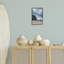 «Ocean Shore with Distant Cliff», art de la giclée encadrée, par Don Schwartz-114315327-114315328