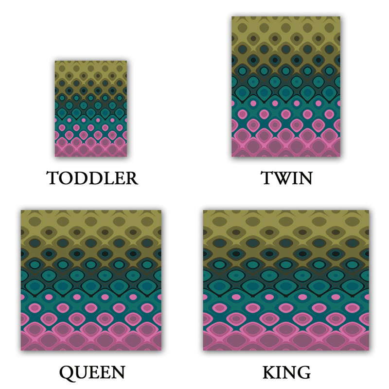 Geometric Shapes Duvet Cover, 1 Queen Duvet Cover + 2 Standard Shams