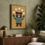 Bear In Motion Mid-Century - Print-136814100-136814102