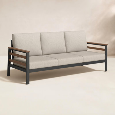 Townsend 80'' Wide Outdoor Patio Sofa with Sunbrella® Cushions