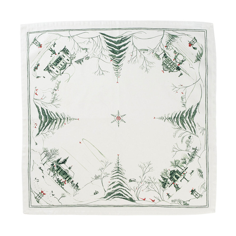 Country Estate Harvest Napkin, Evergreen