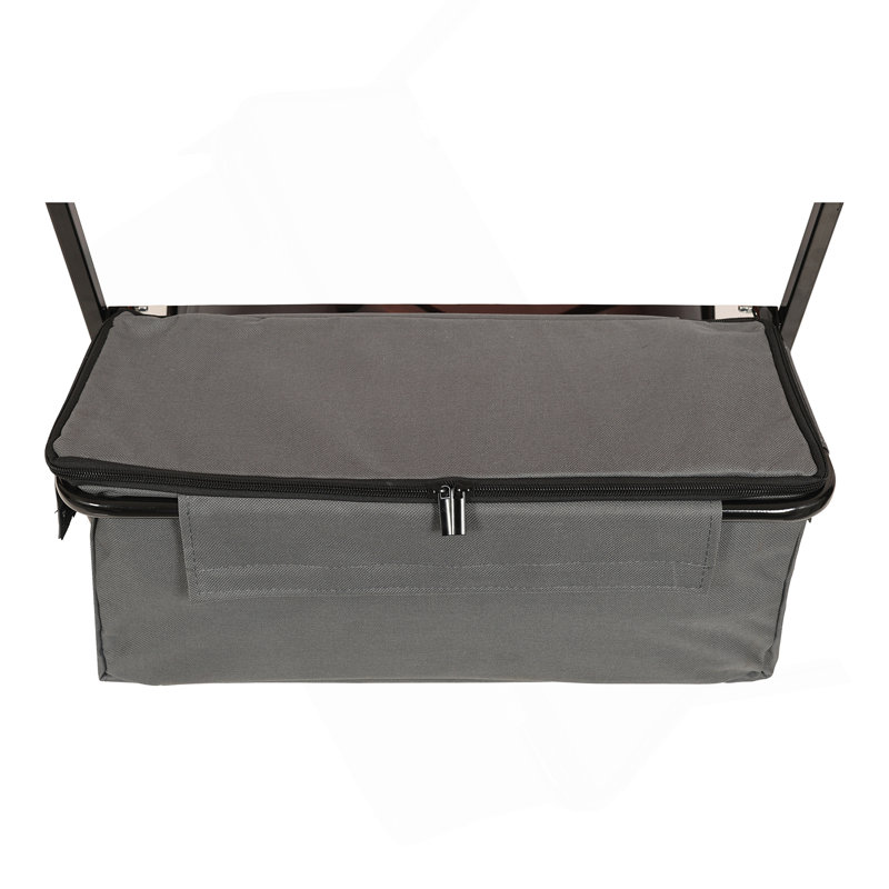 Wagon pliable polyvalent avec des caractéristiques avancées pour diverses utilisations, Orange