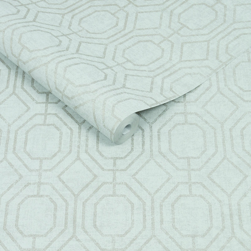 Superfresco Easy Luxe Geometric Wallpaper, Champagne