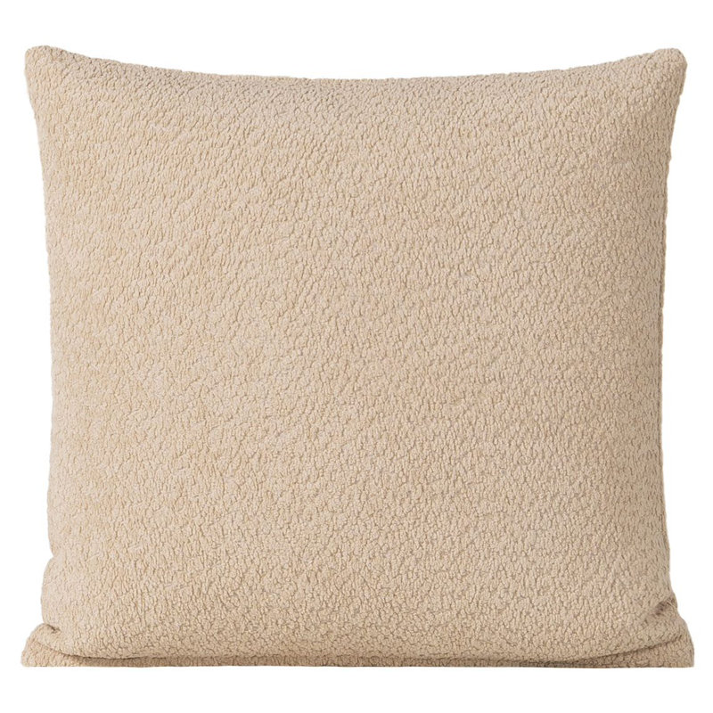 Dapple Polyester Square Pillow Cover & Insert, Cream, 30" x 30"