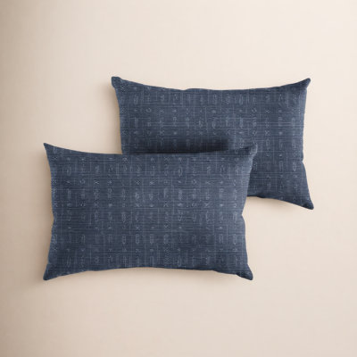 Davant Sunbrella® Lumbar Rectangular Indoor/Outdoor Pillow Cover & Insert