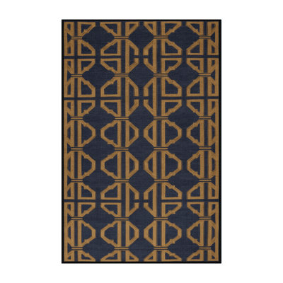 Machine Washable Trellis Gray Area Rug