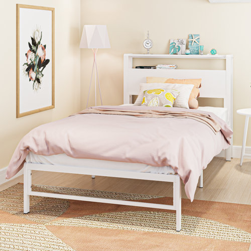 Twin Wood Beds You'll Love | Wayfair