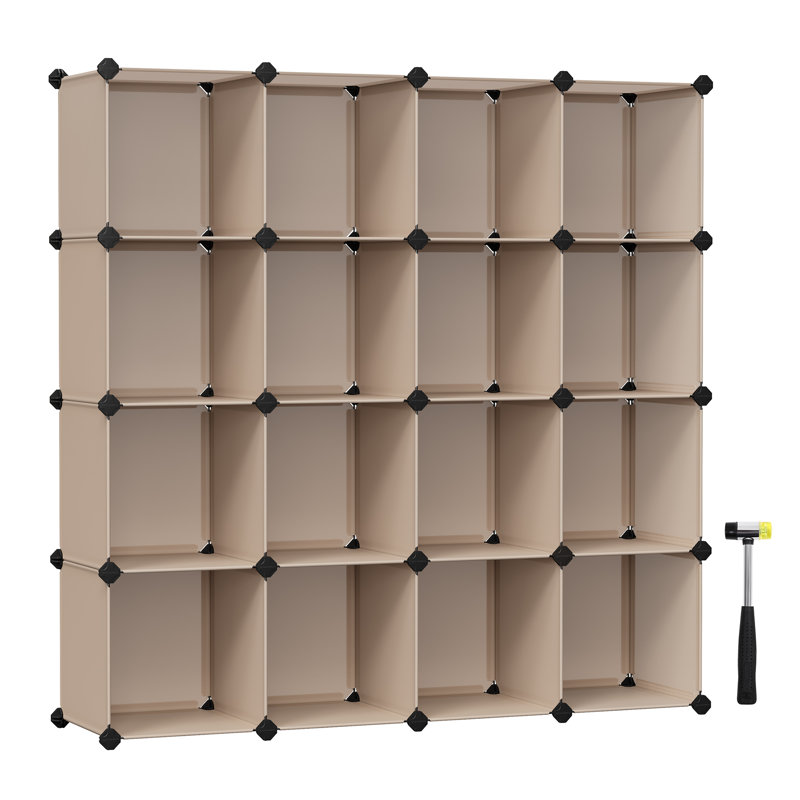 25 Pair Shoe Storage Box, Beige