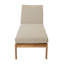 Chaise longue d'extérieur en teck Uvita-96321406