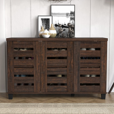 Millan 16 Pair Shoe Storage Cabinet