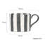 Stripes Stoneware Coffee Mug-125480947