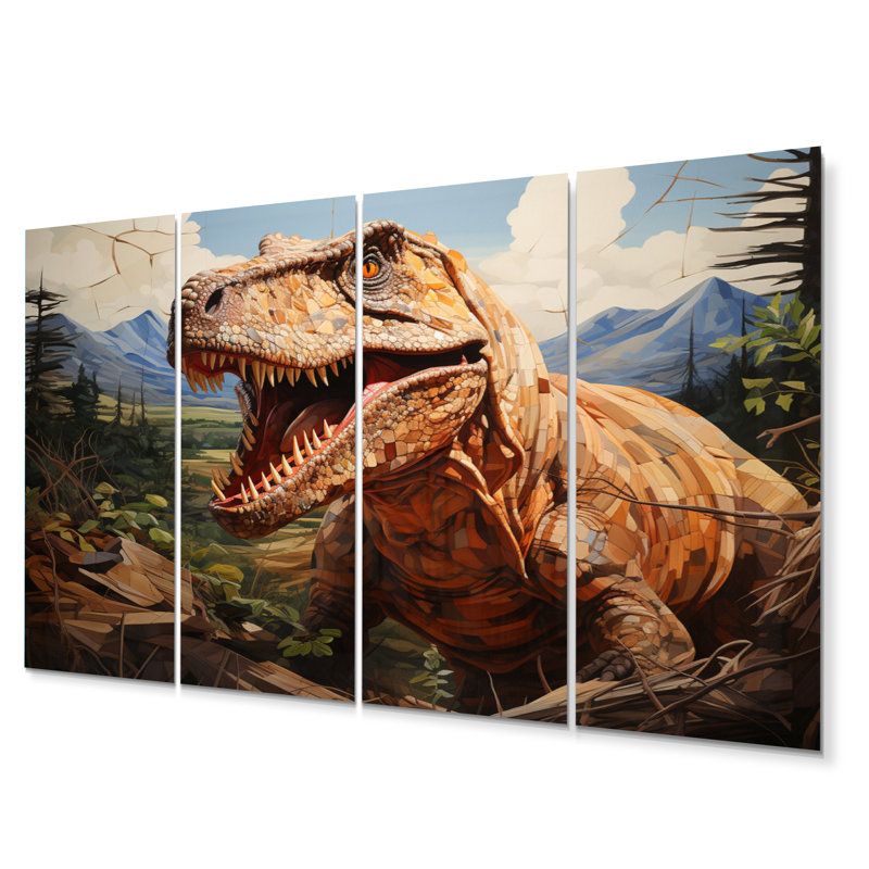 Ensemble de décoration murale dinosaure