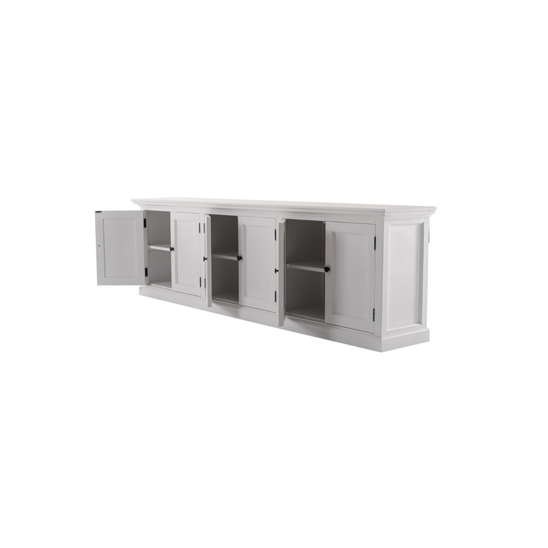 Bibliothèque de rangement Guildford 86,6 po H x 94,49 po L, Blanc pur