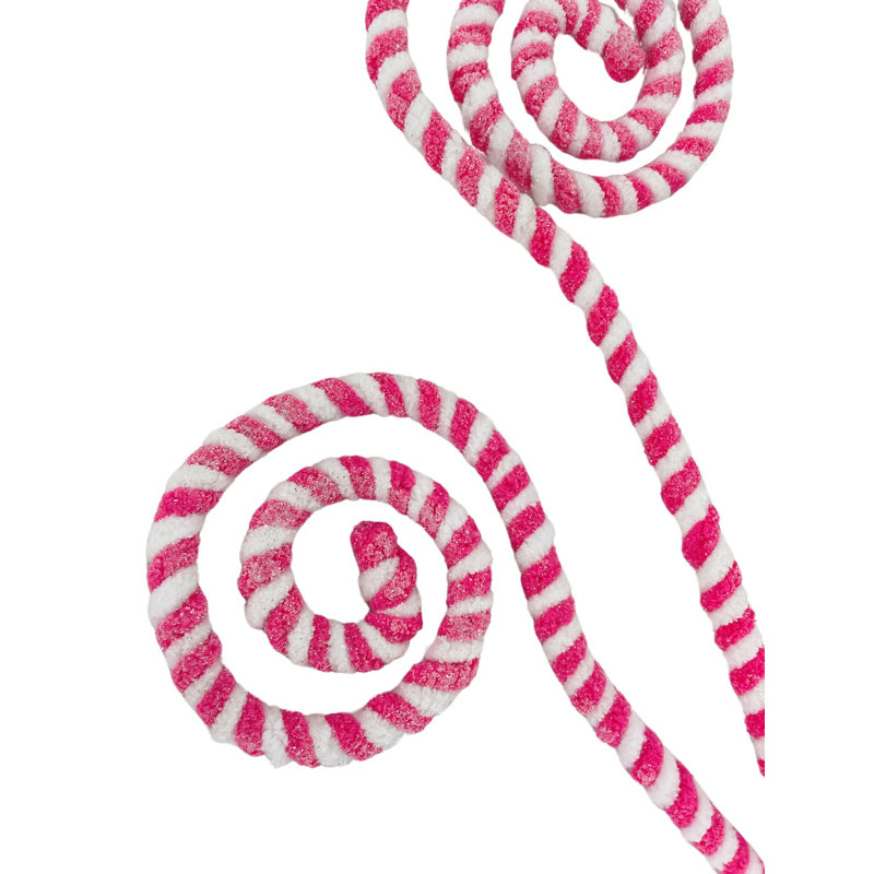 27'' Striped Polyester Food & Beverage Shatterproof Pick