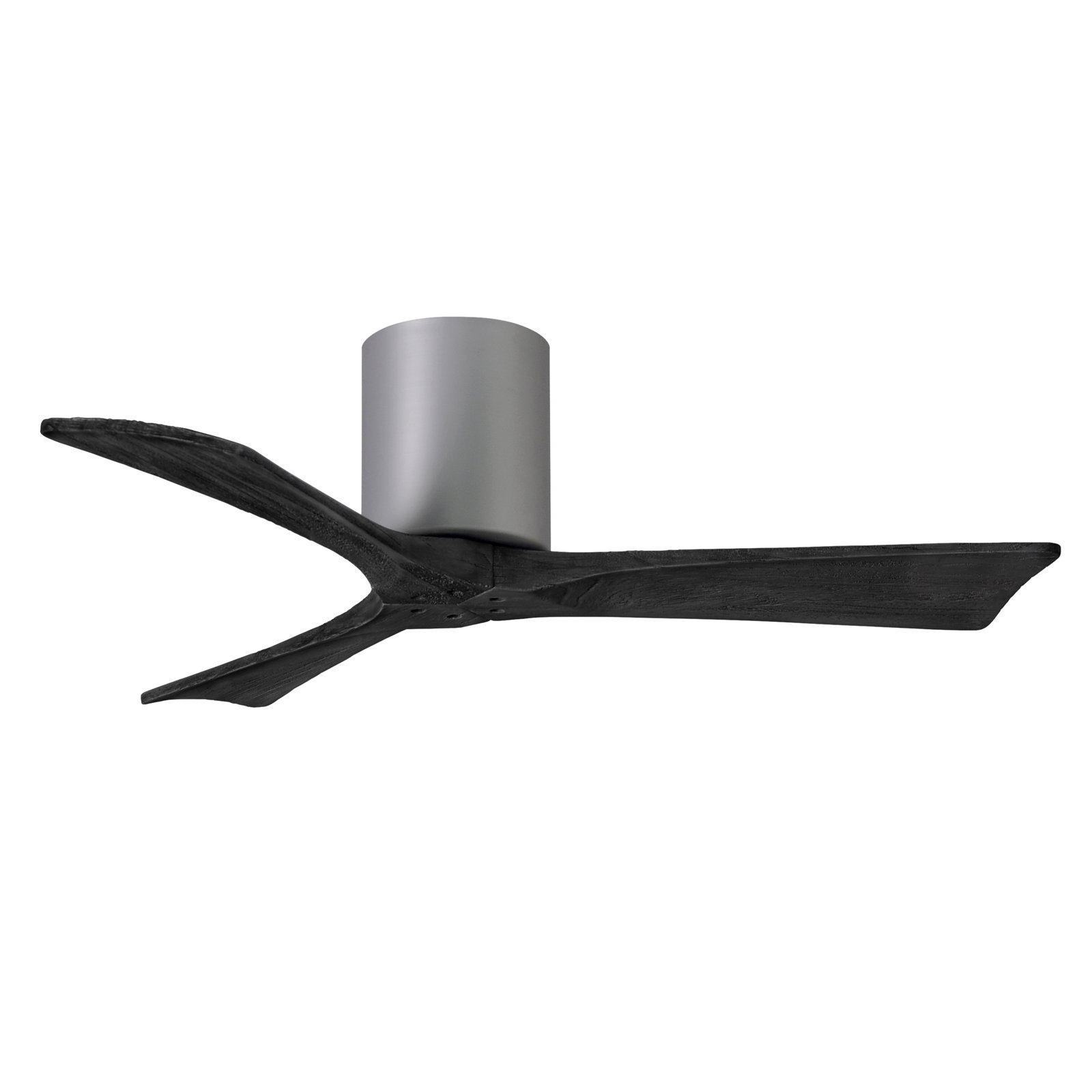 Olivier 3 Blade Ceiling Fan, Brushed Nickel, Matte Black, 42"