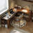 L-Shaped Solid Wood Solid Wood Writing Desk-1665419381