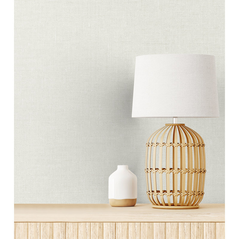 Rouleau de papier peint lisse L 33 pi x l 23,2 po, Sable blanc