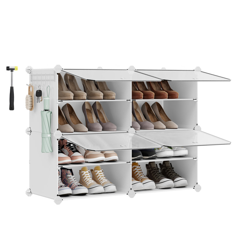 16 Pair Shoe Rack