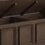 Banc de rangement en bois massif pour hall d'entrée-1253370163
