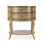 Jarvis Oval 2-Drawer Side Table