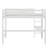 Twin Size High Loft Bed – Rubber Wood Frame, Safety Guardrail, Built-In Desk & Ladder-1890768180