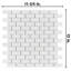 Expressions 0.79" x 1.83" Glass Linear Mosaic Wall & Floor Tile