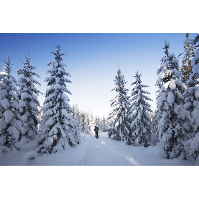 «Skiing in Norvege» par Baiaz - photographie sur toile tendue