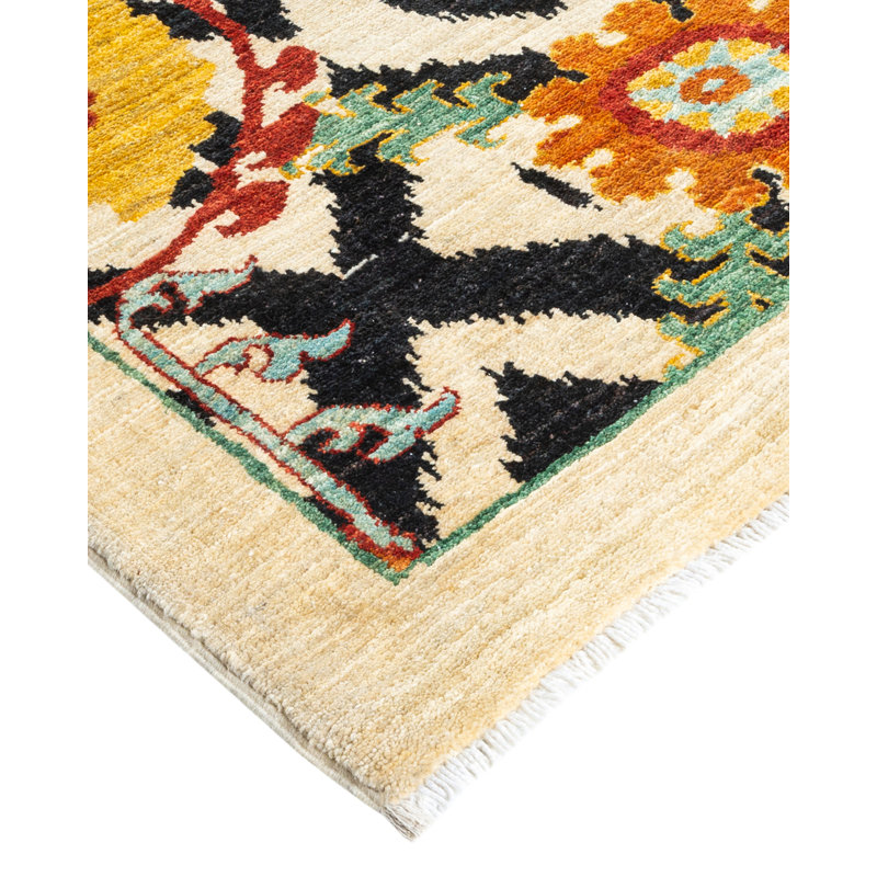 Suzani One-of-a-Kind 17' 2" X 10' 2" Hand Knotted Area Rug
