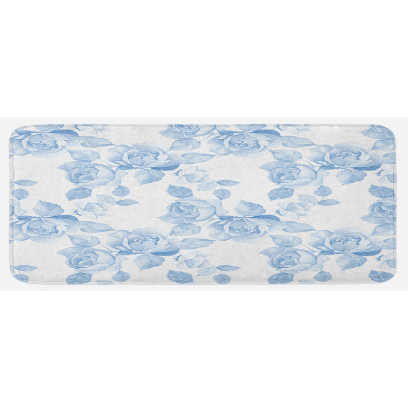Tapis de cuisine rose