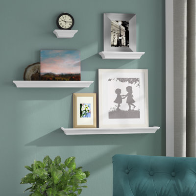 Franzius 4 Piece Floating Shelf