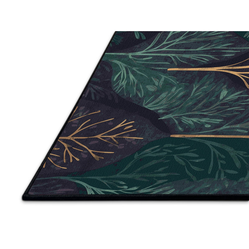 Whispering Ivy Rug, Round 5'