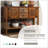 Retro 46.5 Sideboard,Entryway Table,Console Table,Sideboards Buffet Table with Bottom Shelf-1017507585